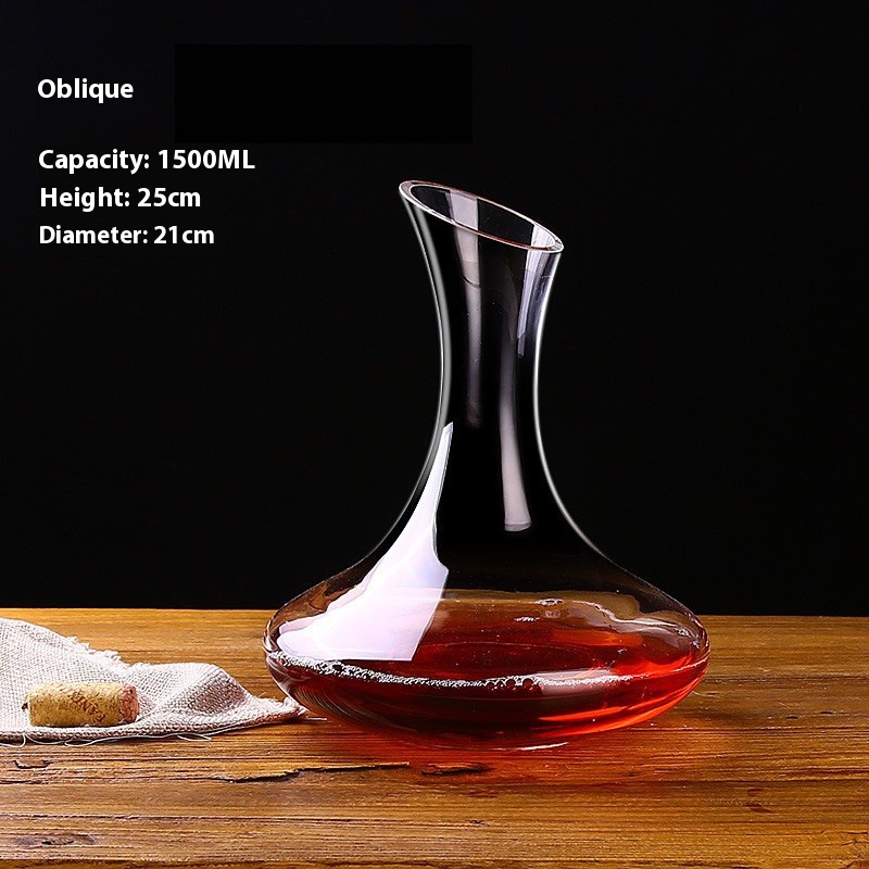 Title 4, Personalized Bevel Glass Red Wine Wine Decanter