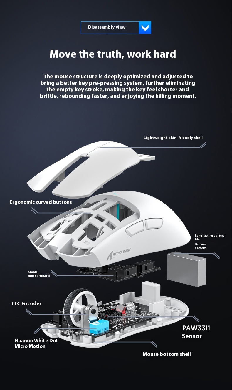 Title 9, X11 Lightweight Mouse Wired Wireless Bluetooth ...