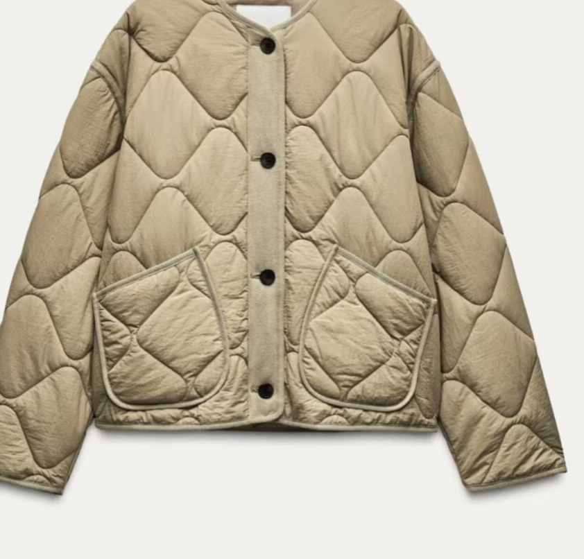 High-grade Loose Crew Neck Coat