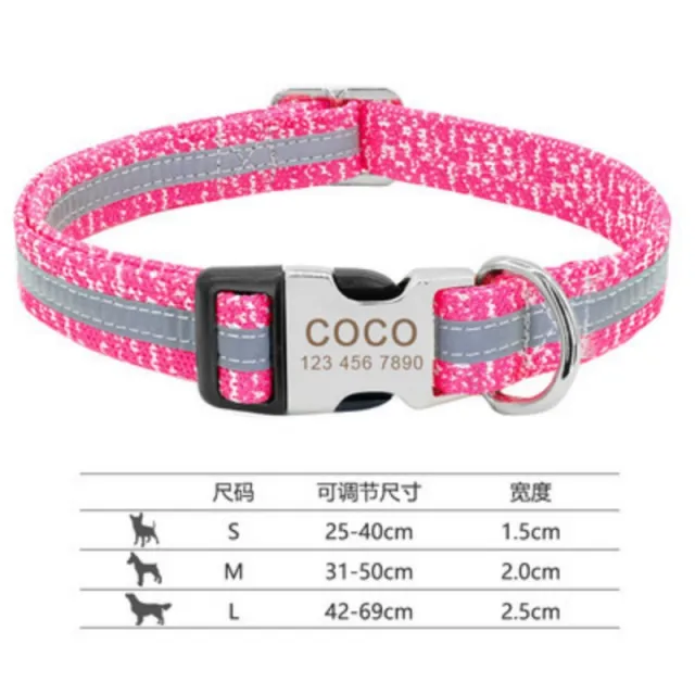 Applicable Dog Collar Name Rose Red - Shop at LoveMi