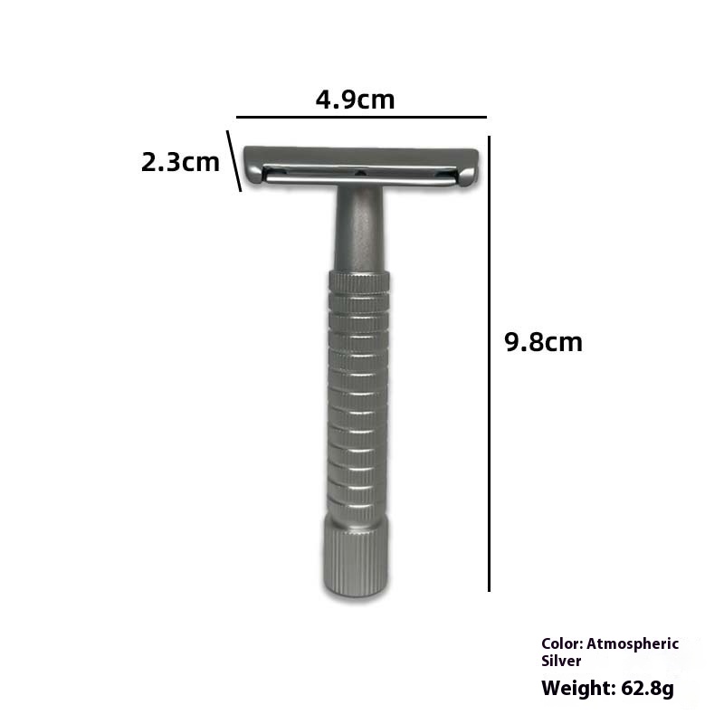 Title 9, Safe Old-fashioned Manual Shaver Unisex Full Bo...