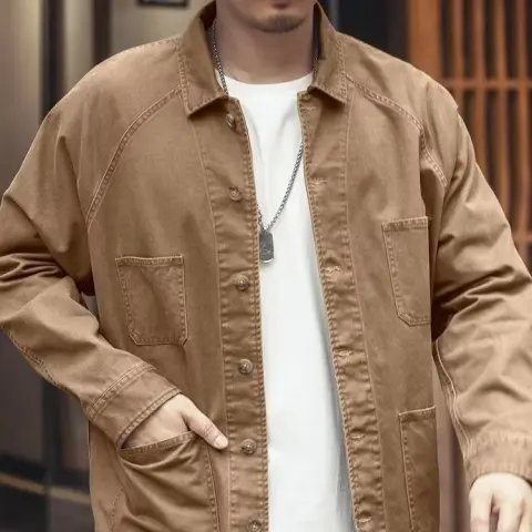 Versatile Casual Denim Jacket for Men