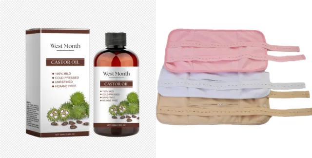 Growth Hair Essential Oil Castor Oil Solid Hair Moisturizing Set Plastic Hair Oil Set - Shop at LoveMi