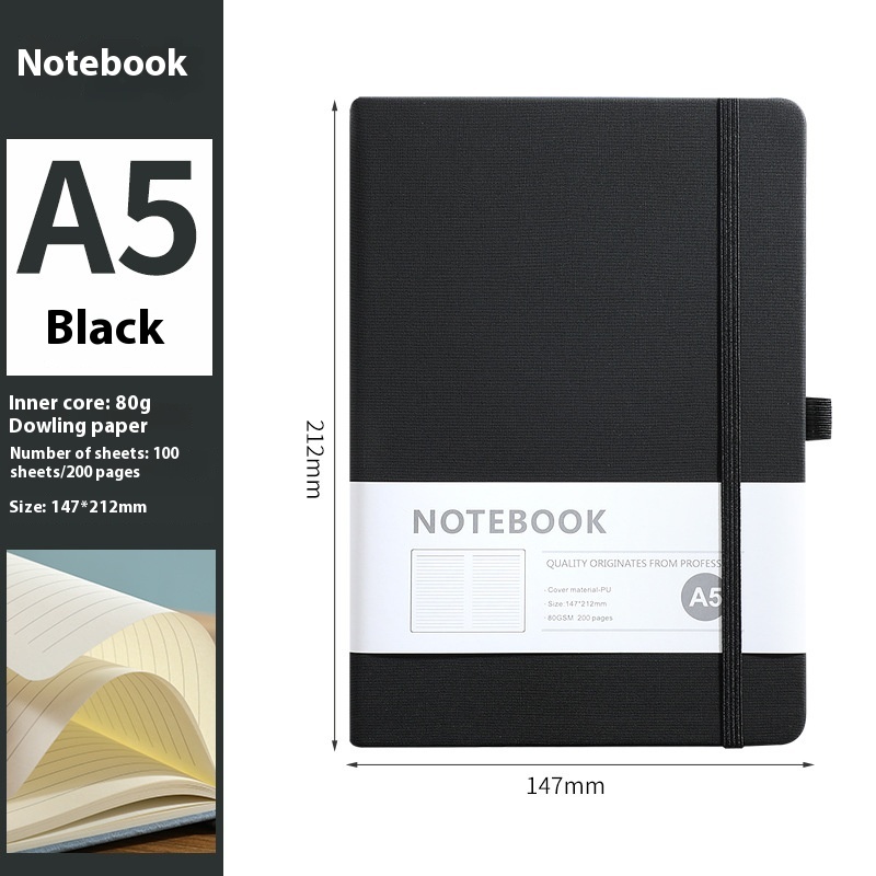 A5 Black Horizontal Line