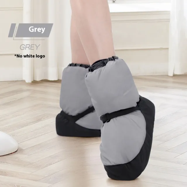 Winter Warm Ballet Shoes Female Practice Shoes Gray - Shop at LoveMi