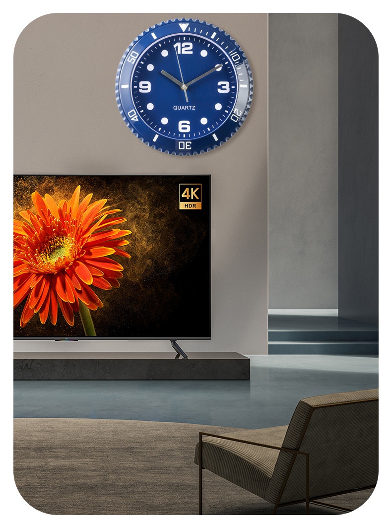 Title 7, Italian Home Living Room Quartz Watch Retro Noi...