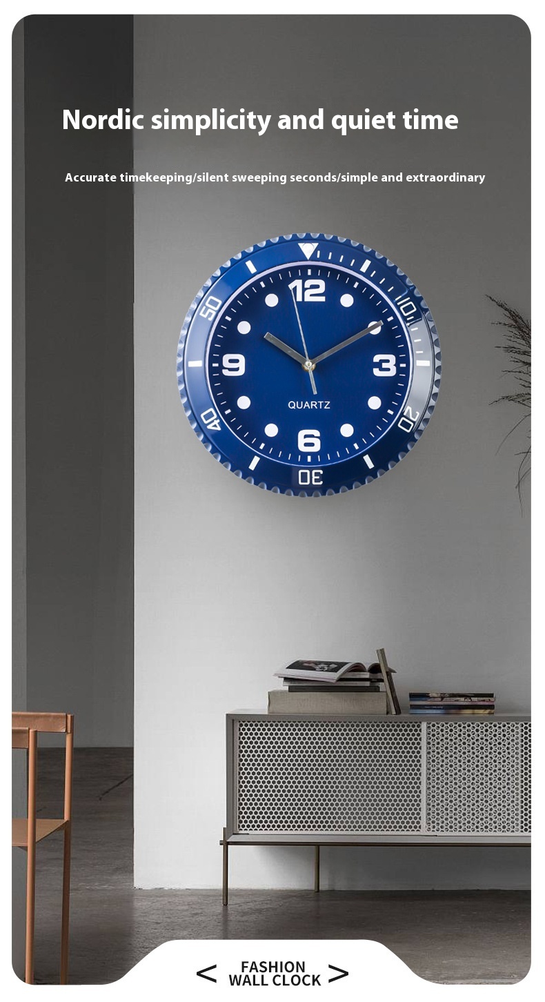 Title 11, Italian Home Living Room Quartz Watch Retro Noi...