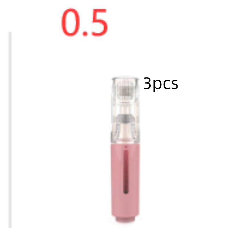 Pink 0.5 roller 3pcs