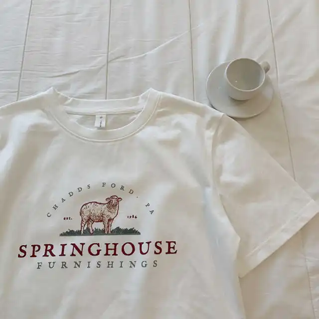 T shirt Loose Slimming And All matching Cotton Half Sleeve Top Sheep Baa - Shop at LoveMi