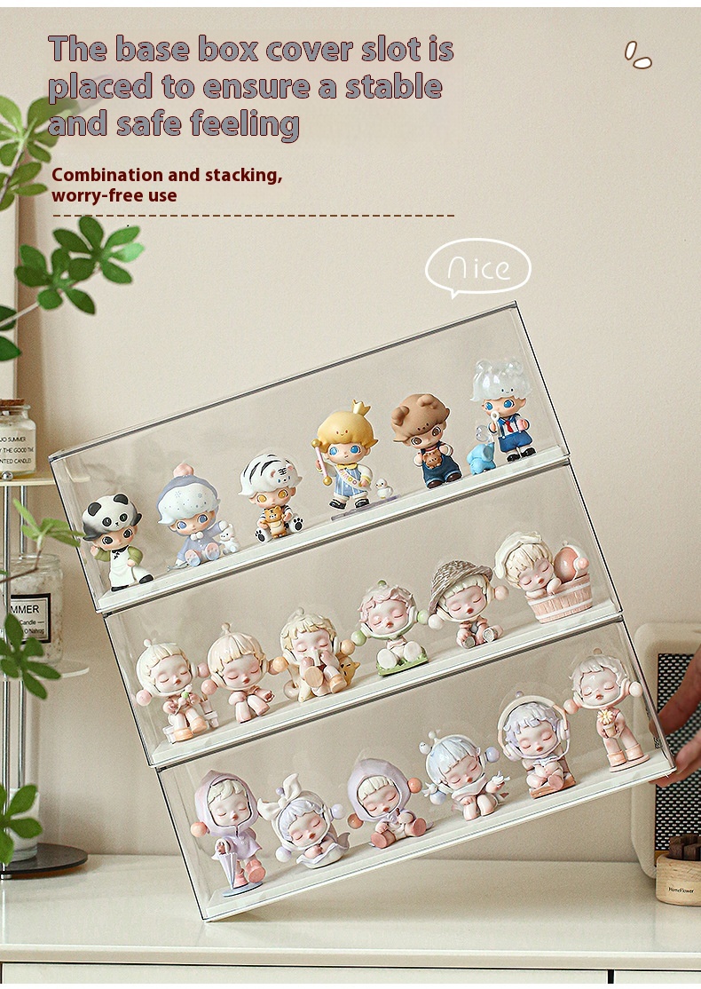 Title 7, Blind Box Storage Display Stand Acrylic Cute Gr...