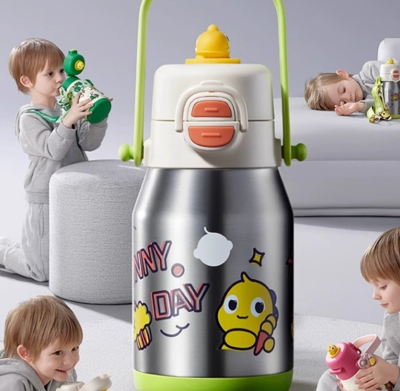 Title 1, Gourde Thermos Enfant en Acier Inoxydable Garde...