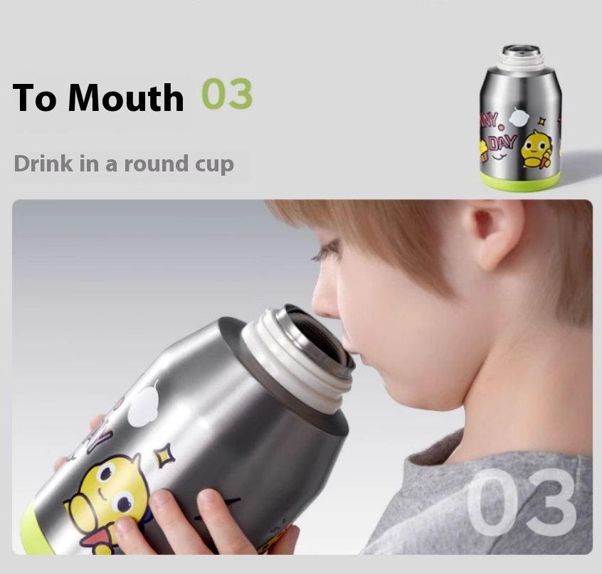 Title 2, Gourde Thermos Enfant en Acier Inoxydable Garde...