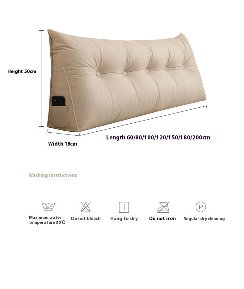 Title 12, Bedside Cushion Integrated Double Pillow