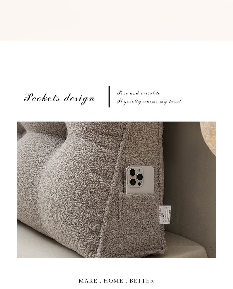 Title 7, Bedside Cushion Integrated Double Pillow