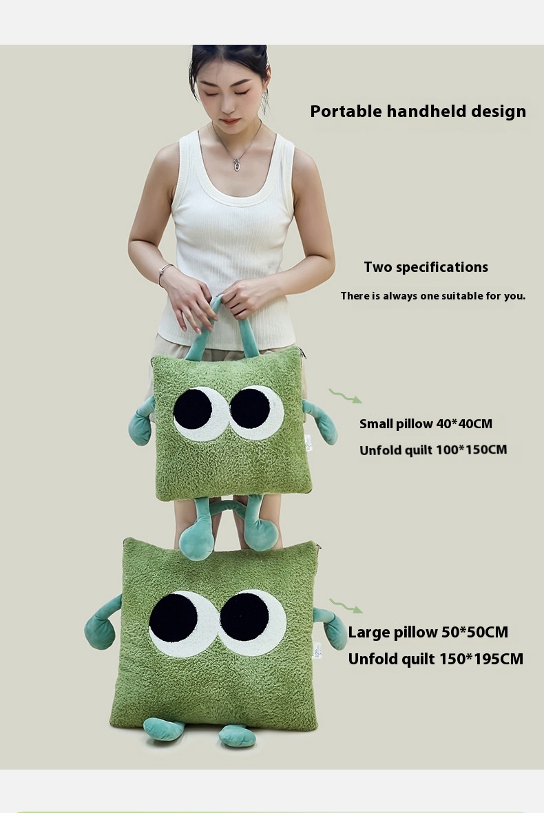 Title 8, Hand-carrying Thickened Fleece-lined Big Eyes P...