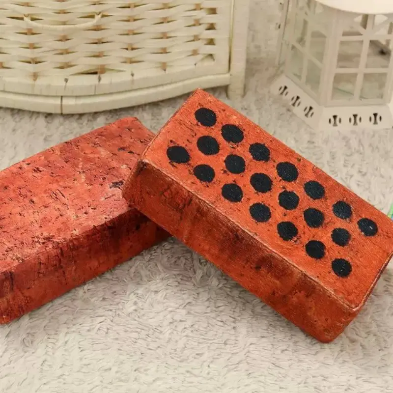 Artificial Brick Plush Toy Wood Trick Props