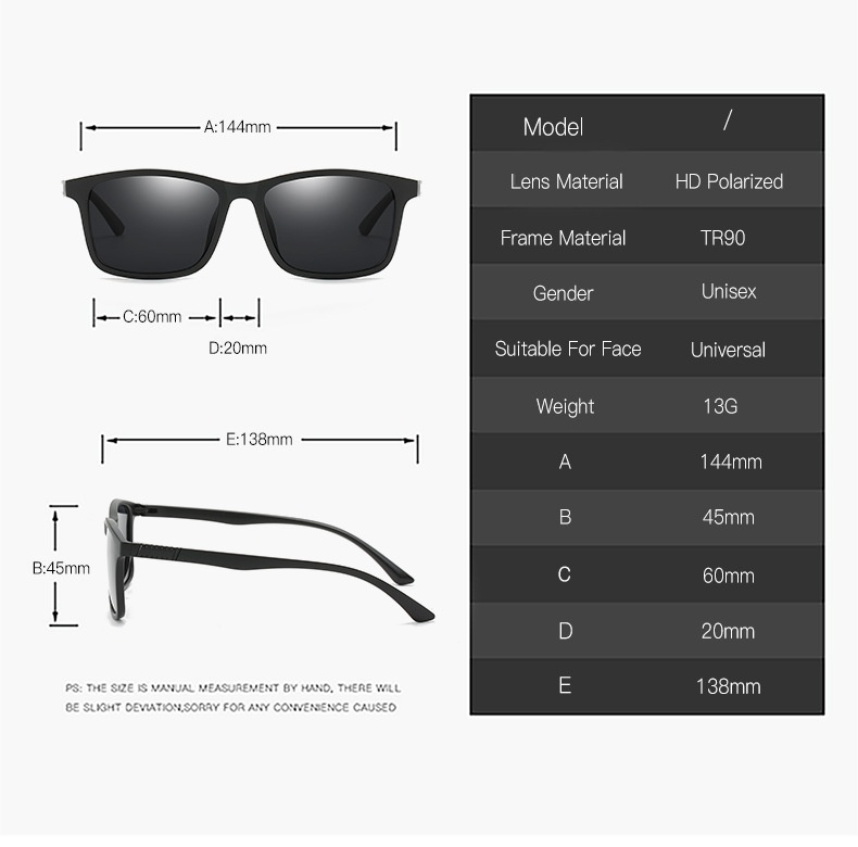 Title 22, Lunettes Polarisees TR Homme et Femme pour Cond...