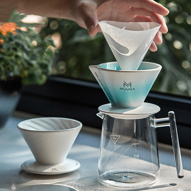 Title 5, Hoshikawa Pour-over Coffee V60 Filter Cup Ceram...