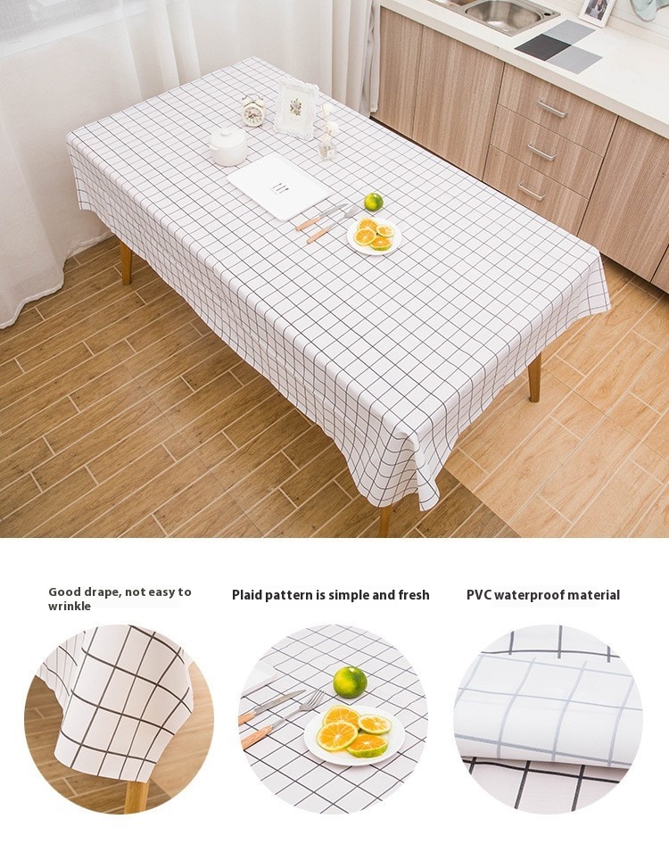 Title 4, Waterproof And Oil-proof Rectangular Checkered ...