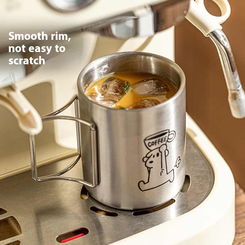 Outdoor Portable Home Stainless Steel Folding Cup