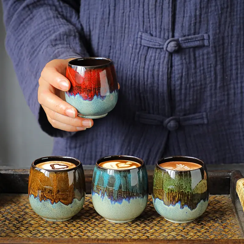 80ml Hand Color Ceramic Concentrated Coffee Cup