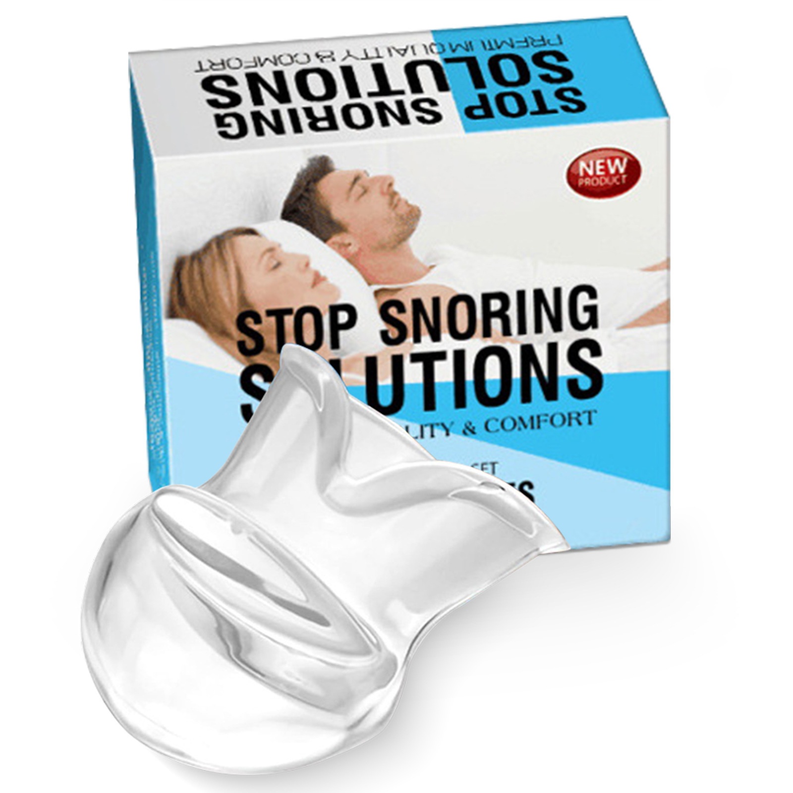 Title 1, Anti-snoring Device Tongue Case Silicone Anti-s...