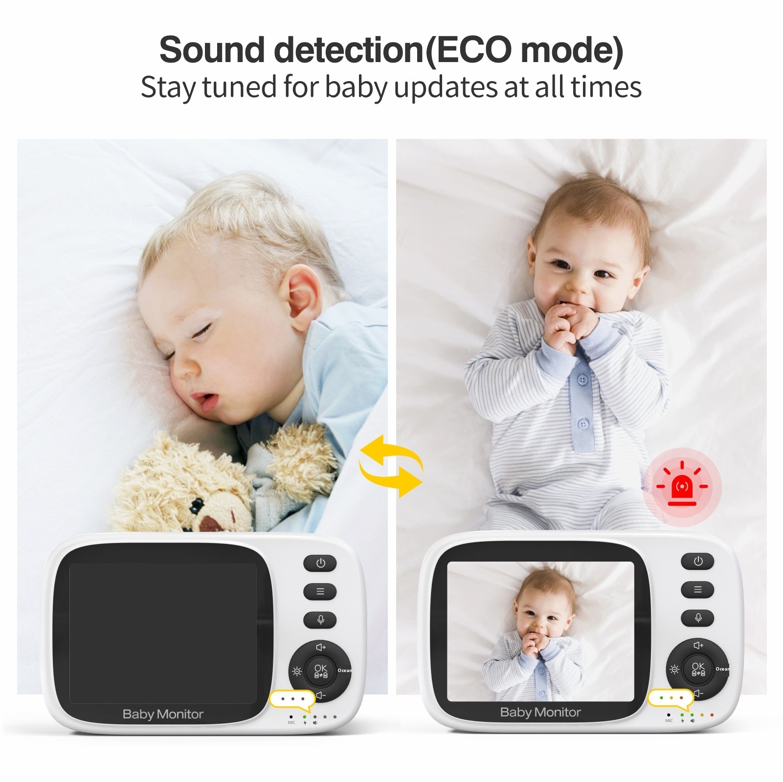 Title 6, Babyfoon met voice intercom voor gemoedsrust. B...