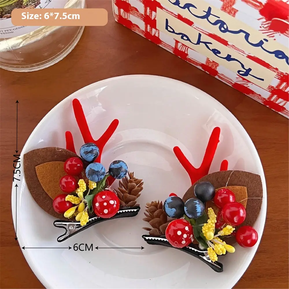 Hat Barrettes Cute Girly Heart
