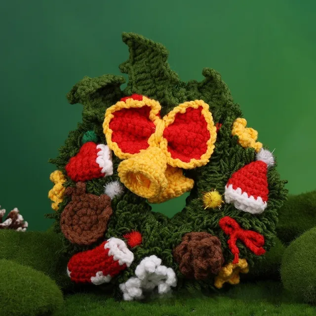 Christmas New Weaving Decoration Handmade Diy Gift Christmas Wreath - Shop at LoveMi