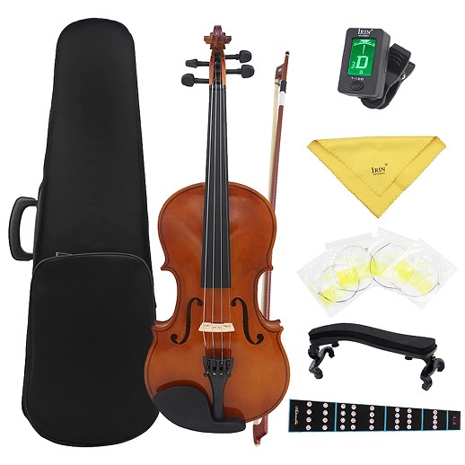 Title 11, Natural Color Solid Wood Violin Beginner Practice