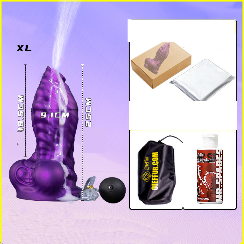 Spray Ejaculation Shaped Toy Dildo 8