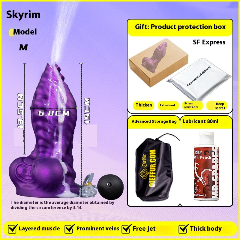 Spray Ejaculation Shaped Toy Dildo 6