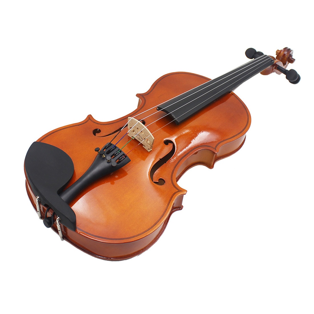 Title 8, Natural Color Solid Wood Violin Beginner Practice