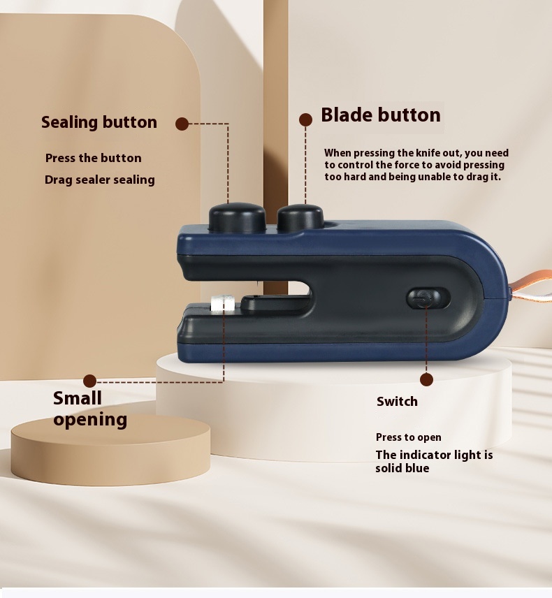 Title 2, Snack Capper Mini Sealing Machine Small Househo...