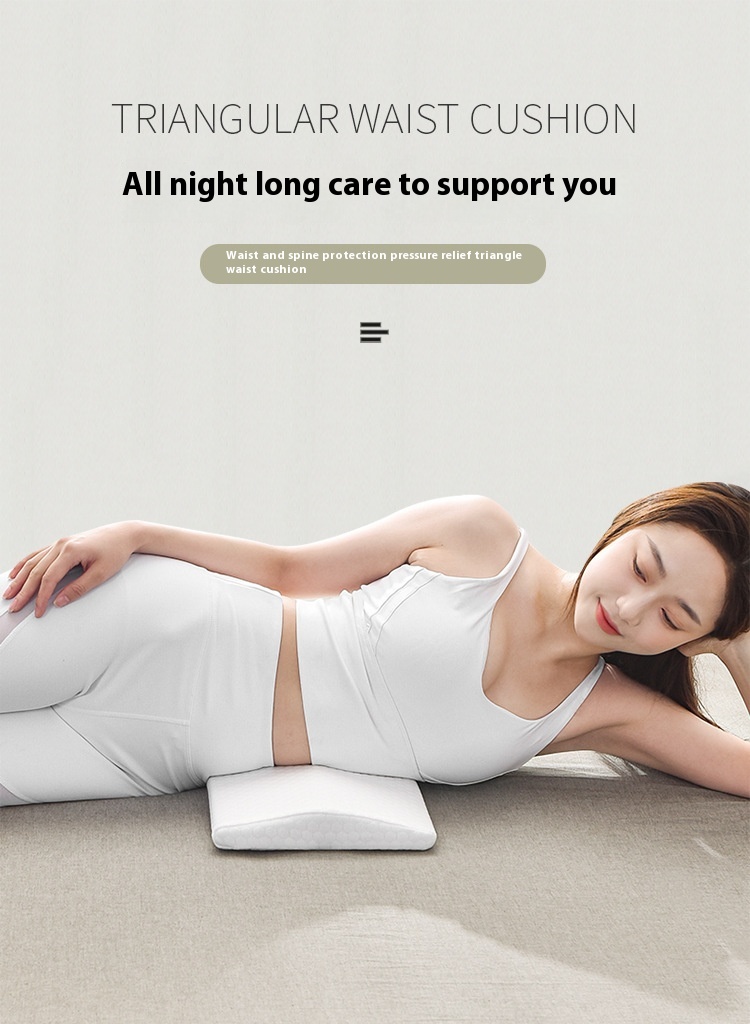 Title 9, Bed Waist Pad Lumbar Pillow Sleeping Cushion Wa...