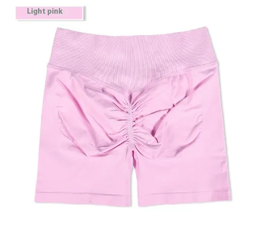Workout Clothes Yoga Pants Hip Raise Skinny Yoga Pants Light Pink - Shop at LoveMi