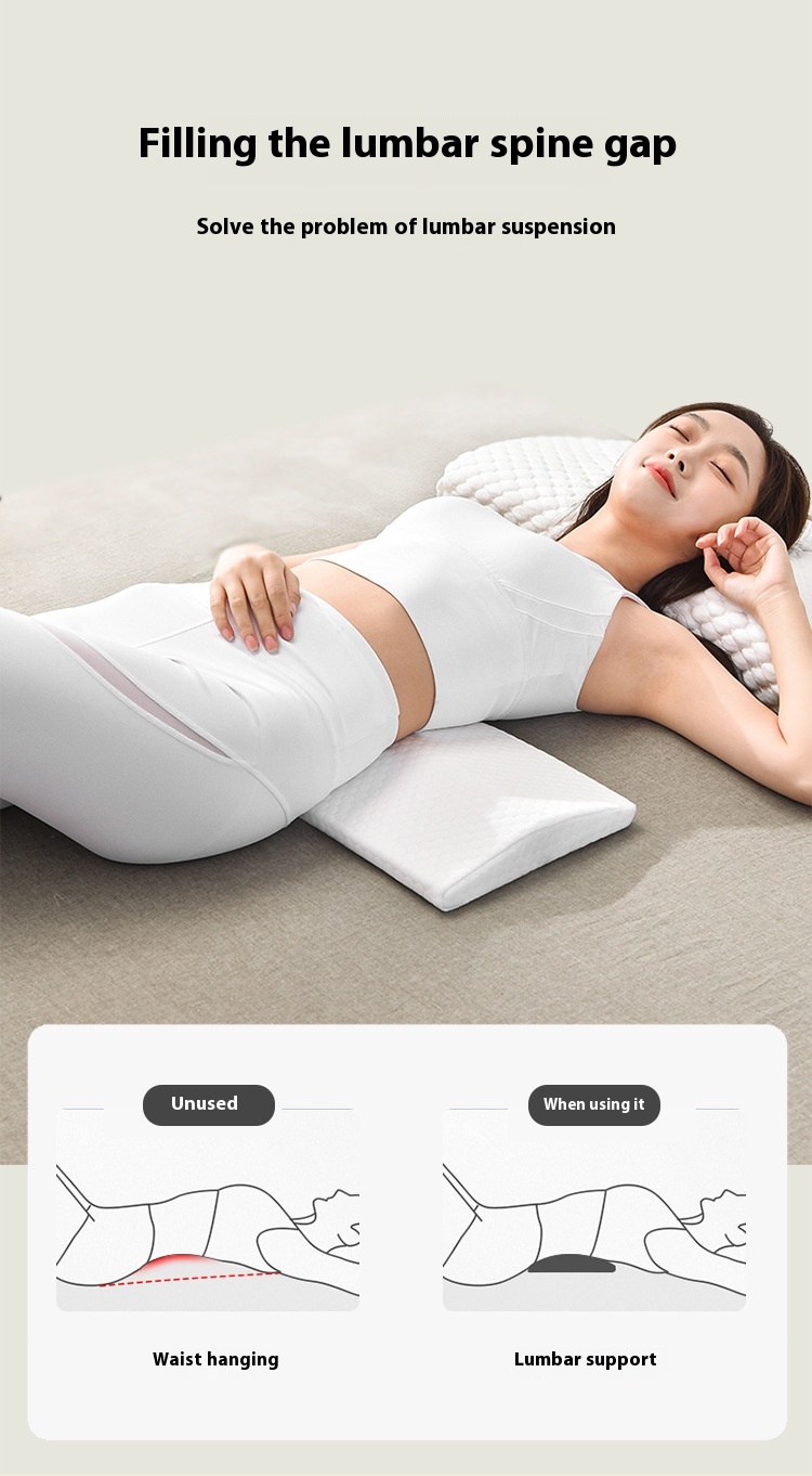 Title 1, Bed Waist Pad Lumbar Pillow Sleeping Cushion Wa...