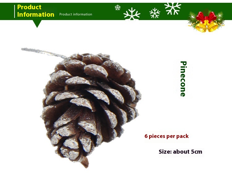 Title 9, Pine Cone Christmas Tree Decoration Primary Col...