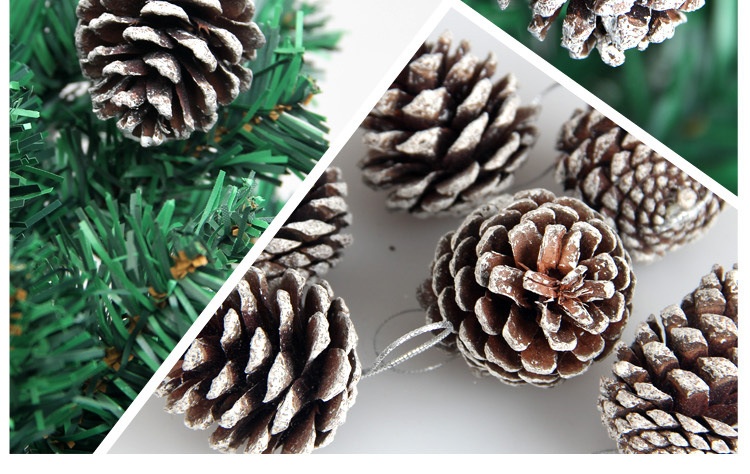 Title 6, Pine Cone Christmas Tree Decoration Primary Col...