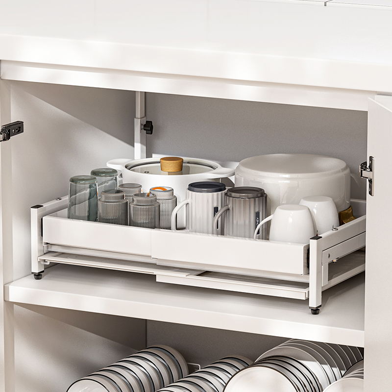 Title 4, Installation-free Retractable Pull-out Plate Rack