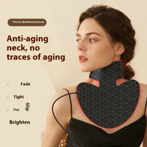 Neck Silicone Mask Led Red Blue Light Beauty Skin