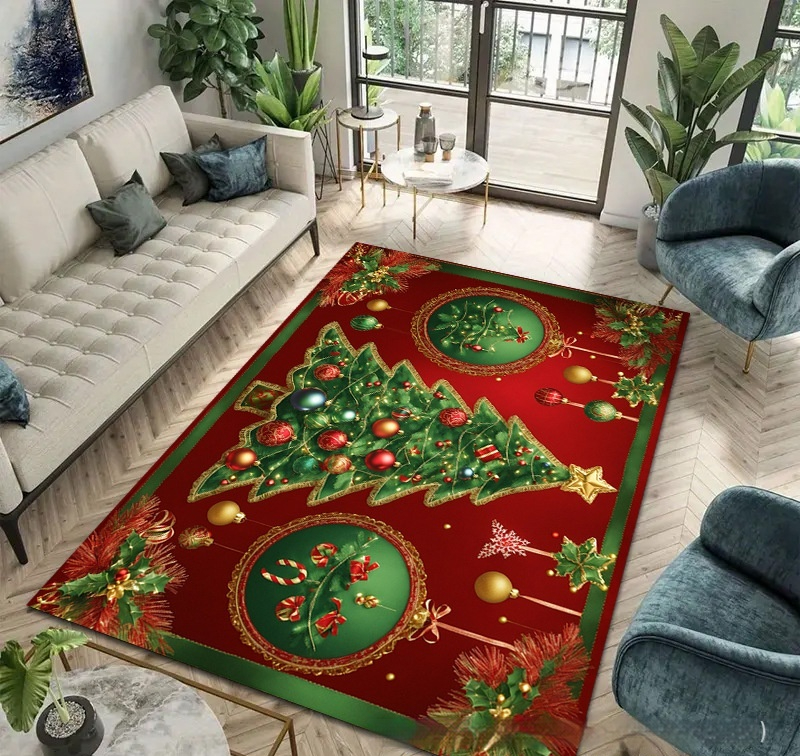 Title 13, Christmas Carpet Home Living Room Sofa And Tea ...