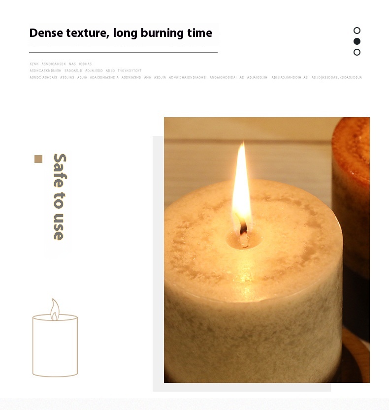 Title 5, Handmade Retro Cylindrical Scented Candle Creat...