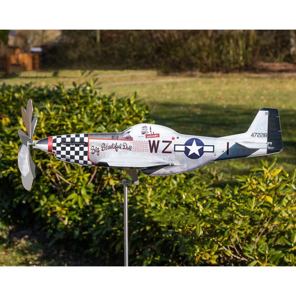 Title 1, Outdoor Airplane Wind Vane Courtyard Floor Outl...