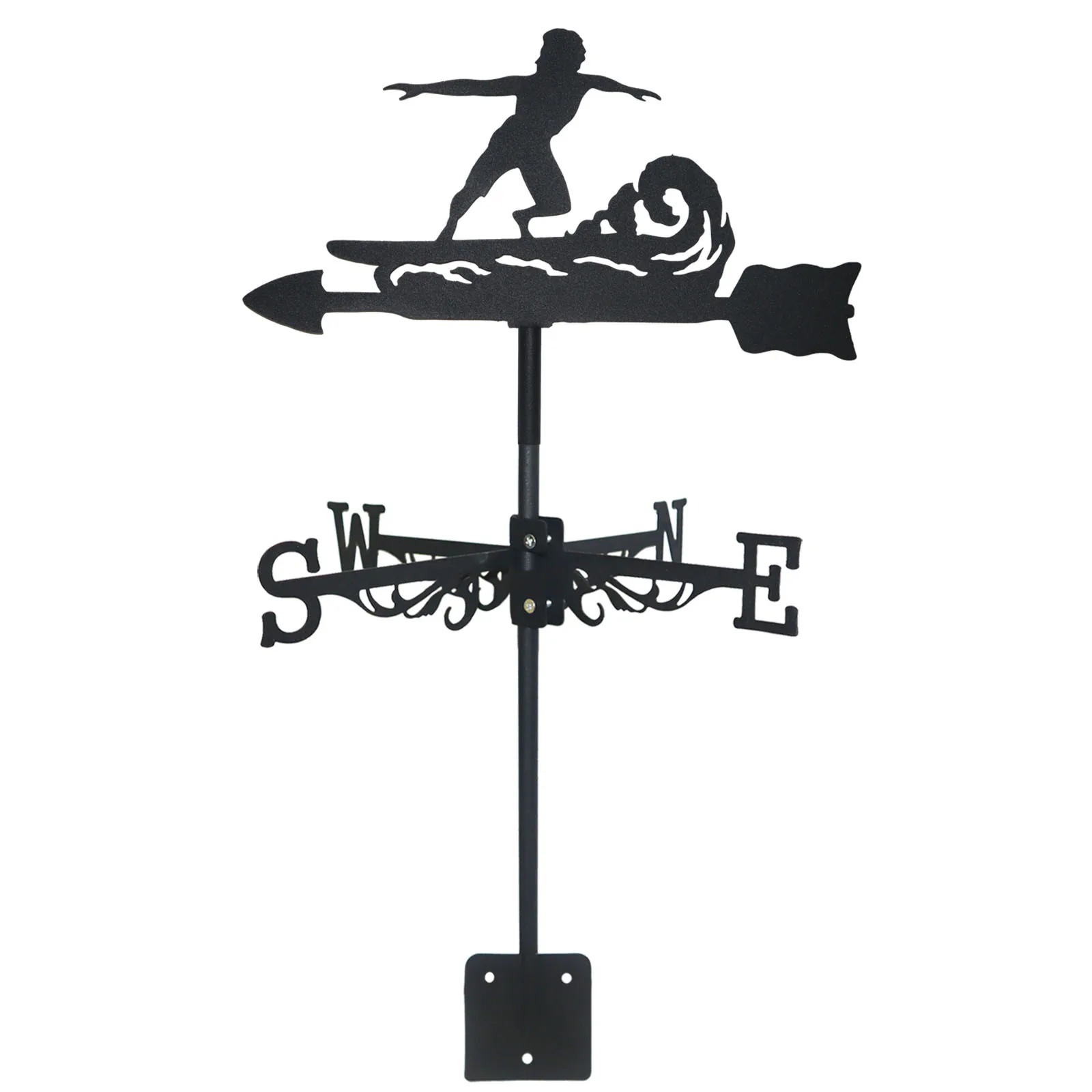 Title 6, Metal Iron Art Wind Vane Roof Court Creative De...