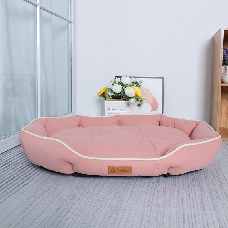 Pink Oval Suede Nest