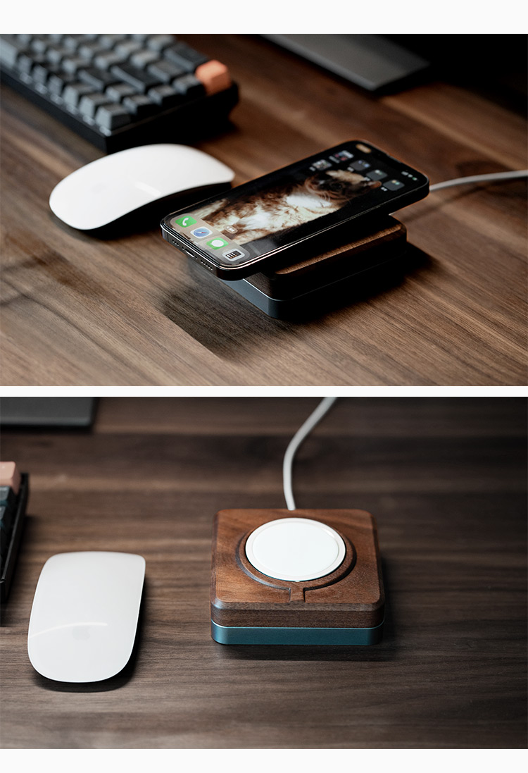 Title 6, Magsafe Bracket 15pro Wireless Charging Wooden ...