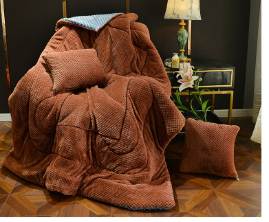 Title 8, New Folding Pillow Quilt Dual-use Winter Thicke...