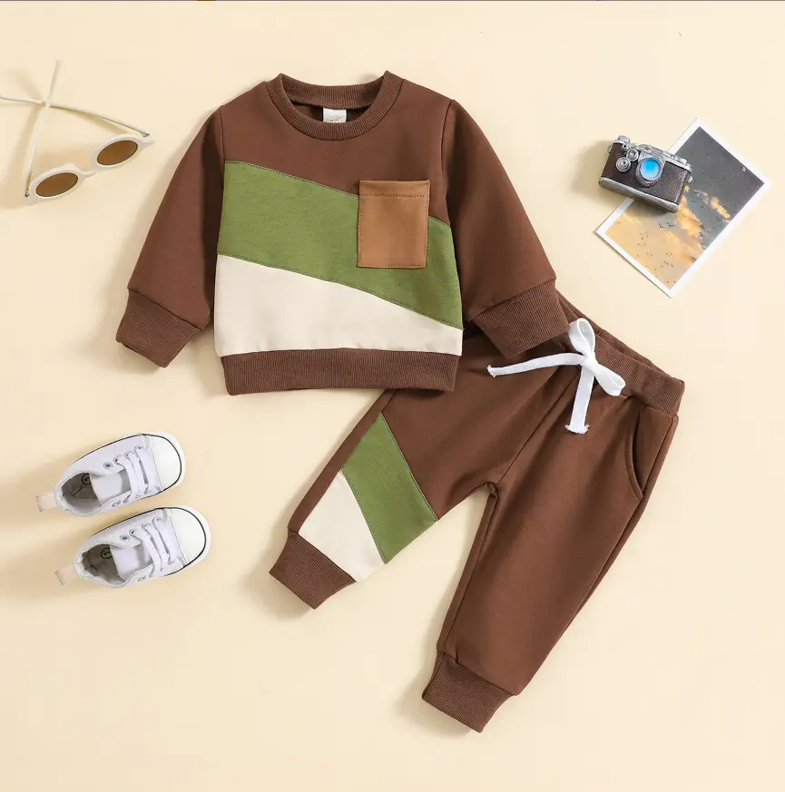 Baby Boys And Girls Leisure Pajamas Sweater Suit