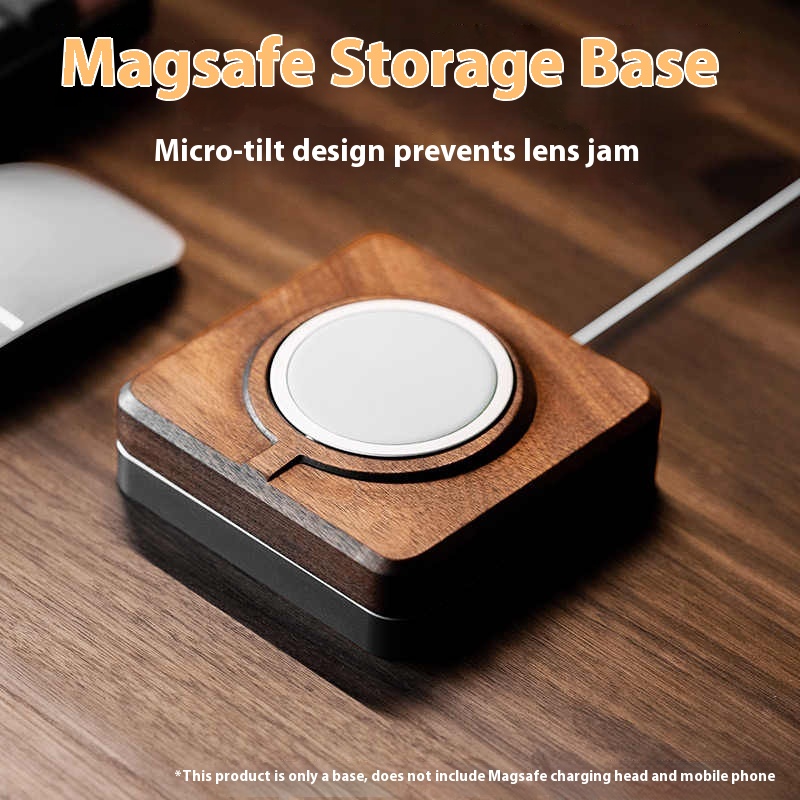Magsafe Bracket 15pro Wireless Charging Wooden Base